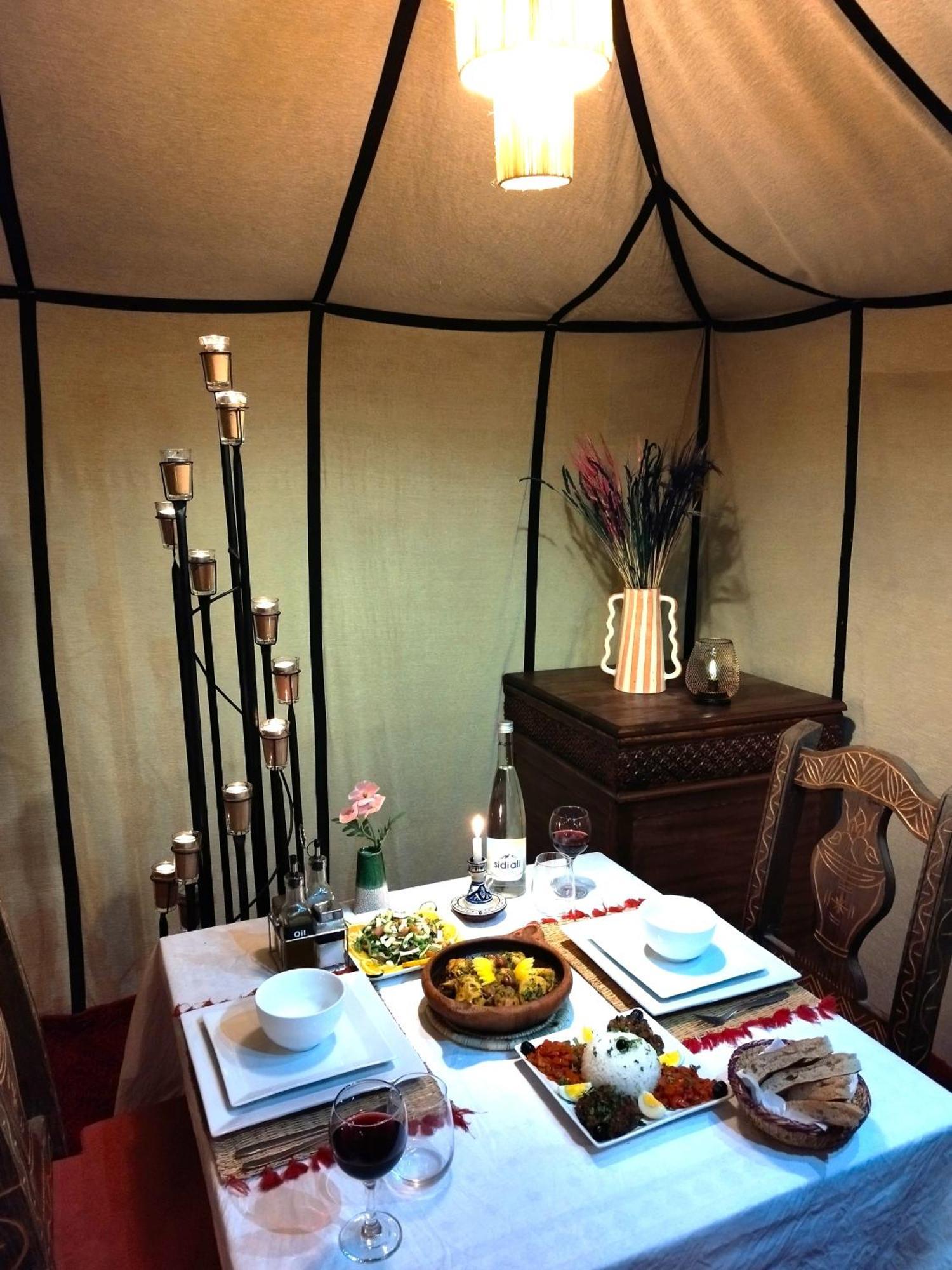Salam Luxury Camp Hotel เมอร์ซูกา ภายนอก รูปภาพ